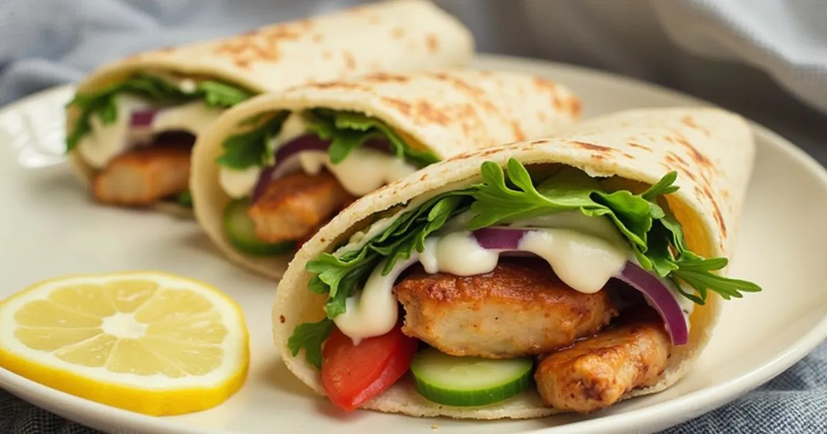 grilled chicken wrap